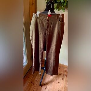 💥V Christina Brown Pant w/Gold Shimmer💥